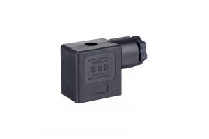 威海4V210 SBD黑色帶電磁閥線圈接線盒螺絲連接